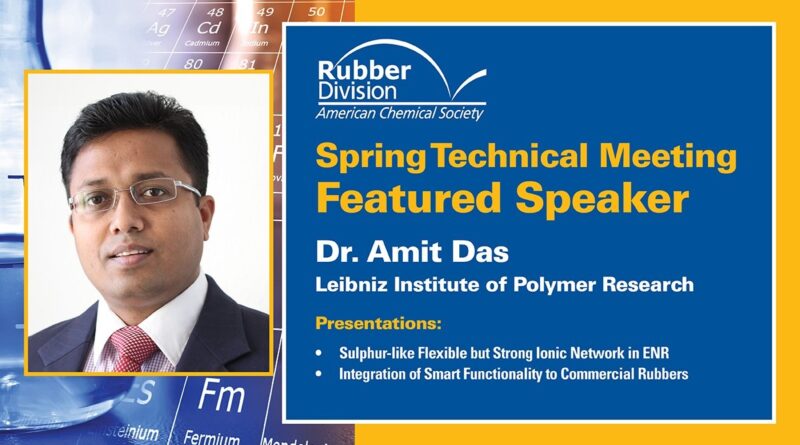 Dr. Amit Das - Speaker at Spring Technical Meeting