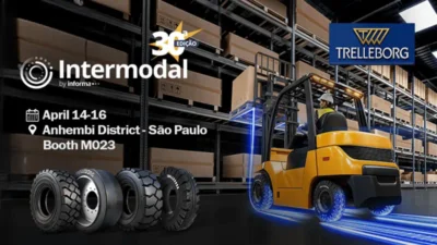 Trelleborg Tires showcased the XP1000 at Intermodal South America 2026