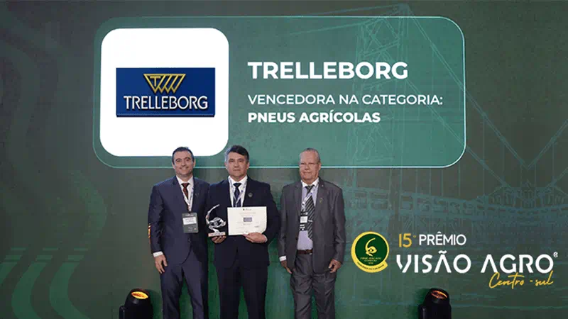 Trelleborg awarded best agricultural tire at Prêmio Visão Agro